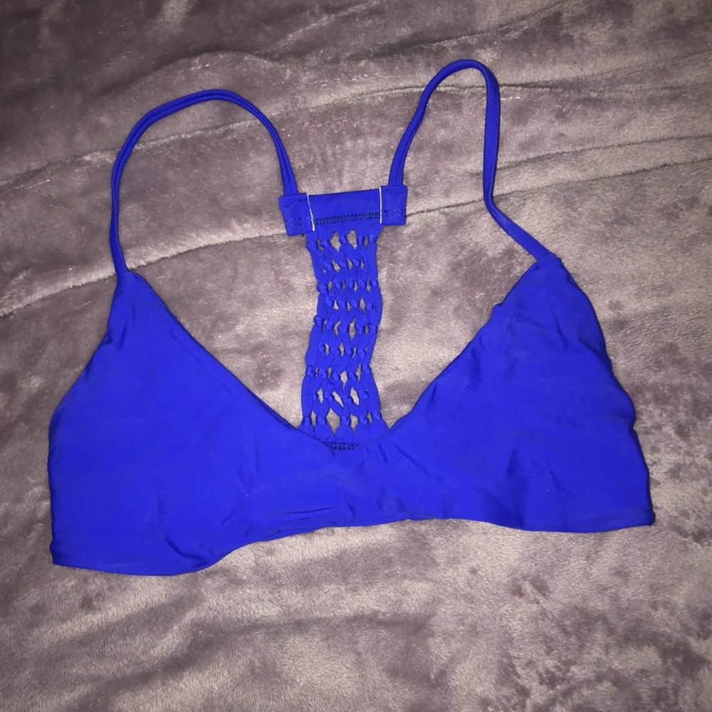 Royal Blue Braided bikini top